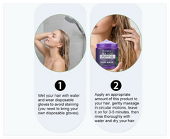 Purple Shampoo for Yellow Tone Removal and Hair Care