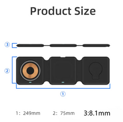 Sleek Trio Wireless Charger