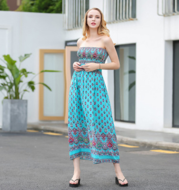 European Bohemian Style Maxi Dress (Popular on AliExpress)