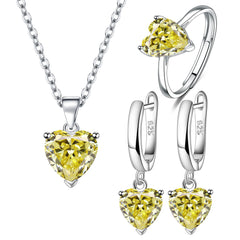 Amazon AliExpress Heart-Shaped Jewelry Set (3 Pieces)