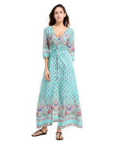 European Bohemian Style Maxi Dress (Popular on AliExpress)