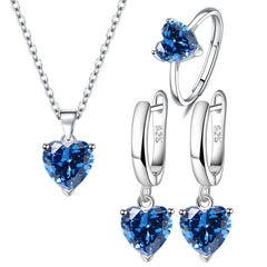 Amazon AliExpress Heart-Shaped Jewelry Set (3 Pieces)